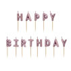 Picture of HAPPY BIRTHDAY CANDLE ROSE GOLD 2.5CM
